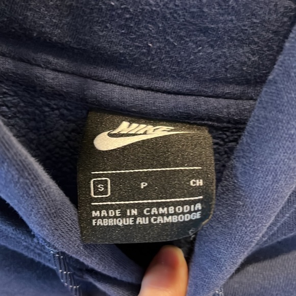 Nike pullover hoodie sweatshirt navy blue small - Picture 7 of 11